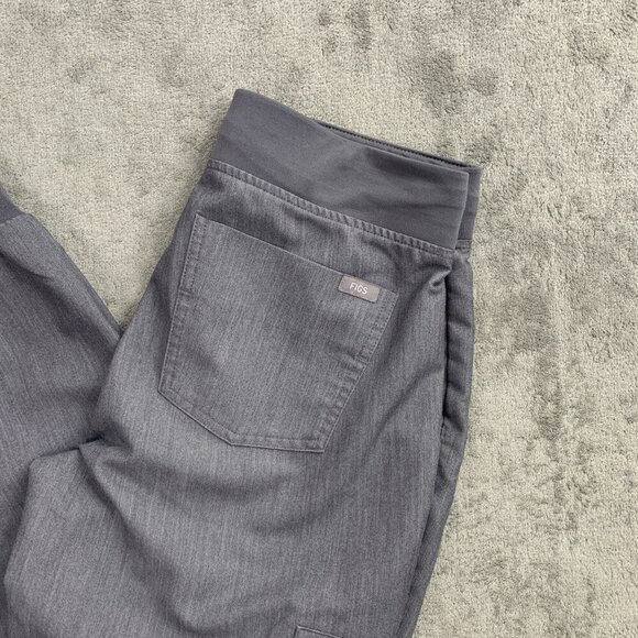 Figs Scrub Pants Womens XS Petite Zamora Jogger Nurse Workwear Graphite Medical - Picture 2 of 16